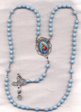 Brigittine Cord Rosary Immaculate Heart of Mary with Wood Beads BR08