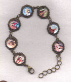 Colour Pictures Favorite Saints Medium Bronze Chain Bracelet BR058