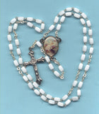 Roses Pastel Yellow spring wire rosary bracelet BR042
