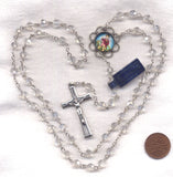 Claudio Cipolletti Crystal Holy Child Jesus Rosary AB Crystal beads GR58 April
