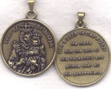 Ribbed Wood Bead Sky Blue Pull Rosary Brigittine or Dominican PL36