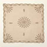 Chapel Veil Antique Fawn Lace 100% Pure Silk square cut VE20