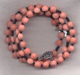 Roses Pastel Yellow spring wire rosary bracelet BR042