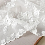 Chapel Veil White Woven Lace VE09