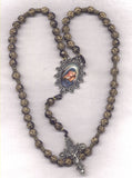 7 Sorrows Rosary Mother of Sorrows Black Roses Servite cord rosary 7S20