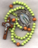 Brigittine Cord Rosary Our Lady of Grace St Benedict Medal crucifix BR02