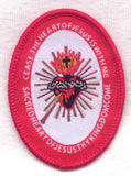 Badge of the Sacred Heart of Jesus woven fabric Package of 100