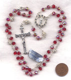Creazione Artistica Ruby AB beads Guadalupe rhinestones GR31 July