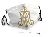 Ave Maria Monogram Washable Face Mask MK19