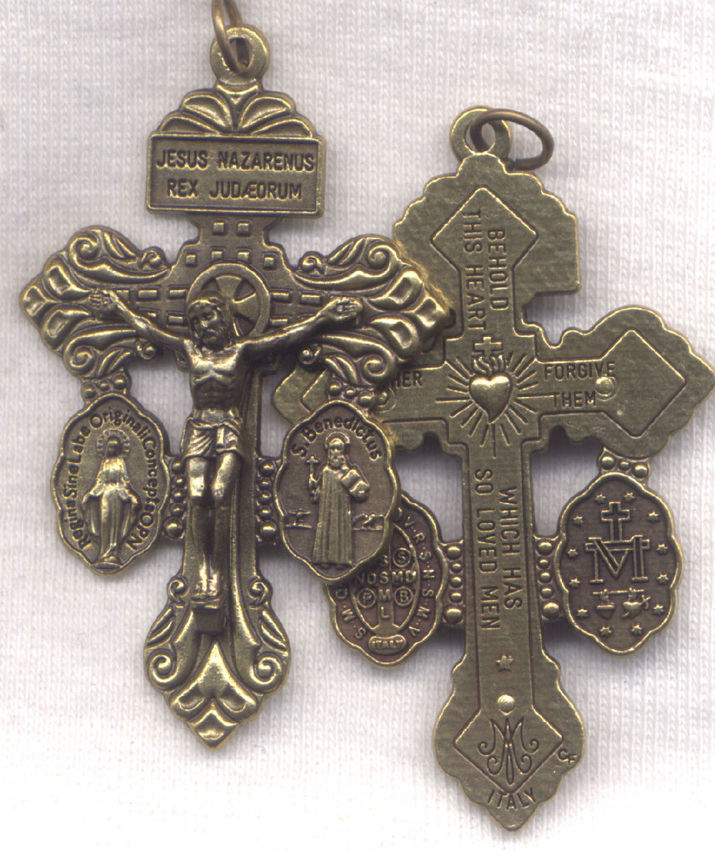 Buy Bulk Pack of 3 - Antique Bronze Miraculous Medal Rosary