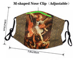 Ave Maria Monogram Washable Face Mask MK19
