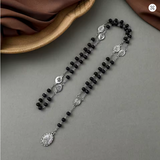 7 Sorrows Servite Rosary Our Lady of Seven Sorrows black wood beads 7S33