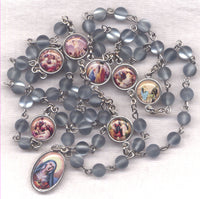 7 Sorrows Servite Rosary Our Lady of Seven Sorrows polaris beads color medals 7S21