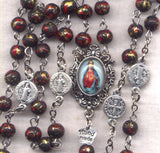 Brigittine Rosary Sacred Heart of Jesus St Benedict Medal Our Fathers BR65