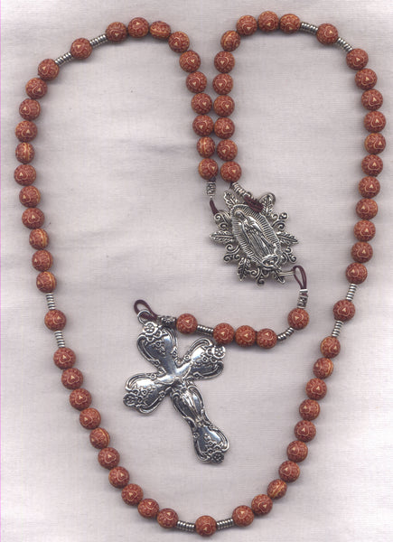 Brigittine Our Lady of Guadalupe Fancy Cord Rosary BR25