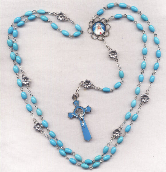 Brigittine Rosary Immaculate Heart of Mary St Benedict Medal crucifix  BR62