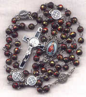 Brigittine Rosary Sacred Heart St Benedict Medal Crucifix BR65