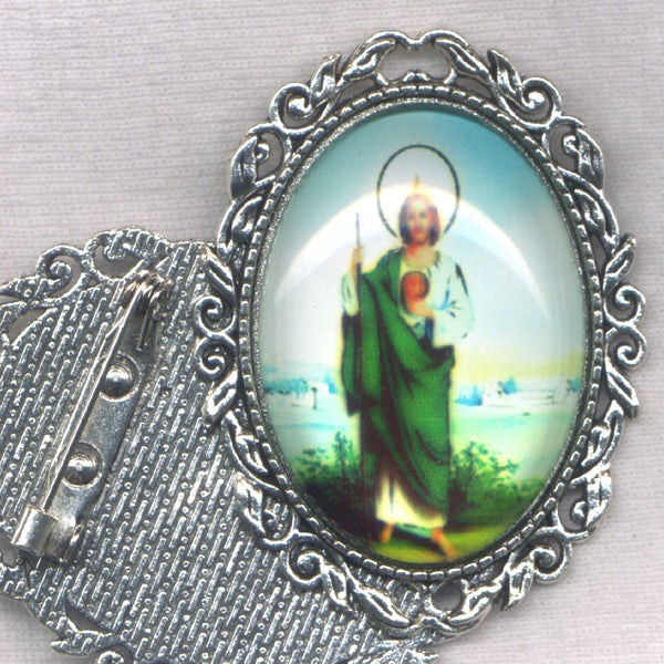 St Jude Patron of Impossible Causes brooch each BRCH02E