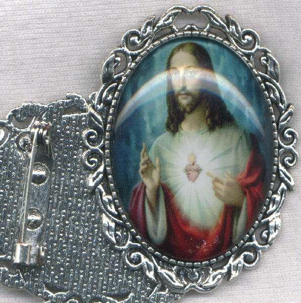Sacred Heart of Jesus brooch each BRCH02F