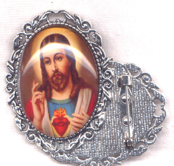 Sacred Heart of Jesus brooch each BRCH02L