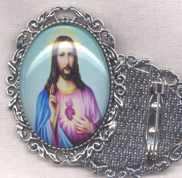 Sacred Heart of Jesus brooch each BRCH02K