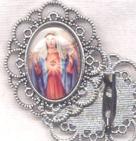 Immaculate Heart of Mary Brooch each BRCH03E