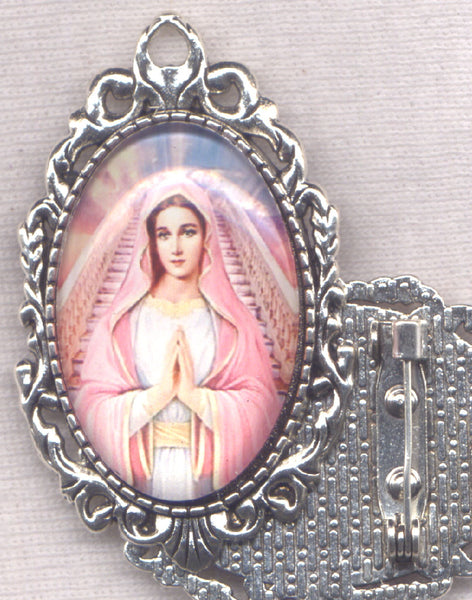 Our Lady of The Holy Rosary Brooch each BRCH03T