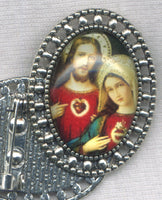 Sacred Heart Immaculate Heart Brooch each BRCH04A