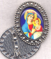 Our Lady of Perpetual Help icon Brooch each BRCH04M