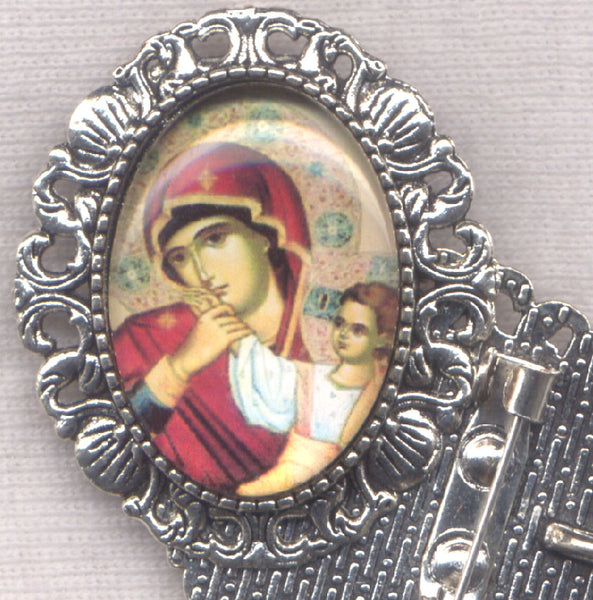 Our Lady of Tenderness Icon Brooch each BRCH04S
