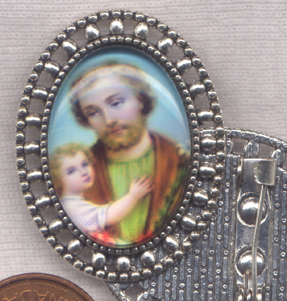 St Joseph and  the Child Jesus Brooch each BRCH04T