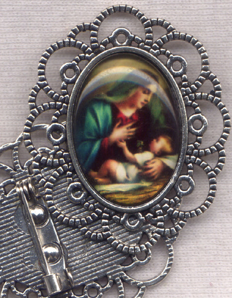 Nativity and the Blessed Virgin Brooch each BRCH05i