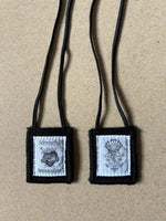 Deluxe Servite Black Wool Scapular each