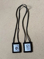 Deluxe Servite Black Wool Scapular package of 10