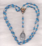 Our Lady's Tears Chaplet blue teardrop beads CH023A