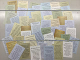 54 Assorted Prayer Cards plus pink leatherette card pouch