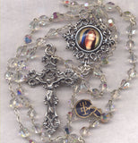 Our Lady of Sorrows Deluxe Bohemian Crystal FanC03