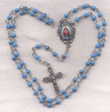 Immaculate Heart of Mary Blue One Decade Pocket Rosary PKT49