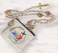 Jubilee 2025 Rosary Marble Glass Pearl with Logo Pouch JB04