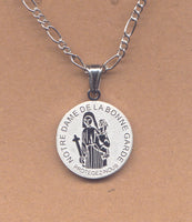 Notre Dame de La Bonne Garde Our Lady of Protection stainless steel medal each