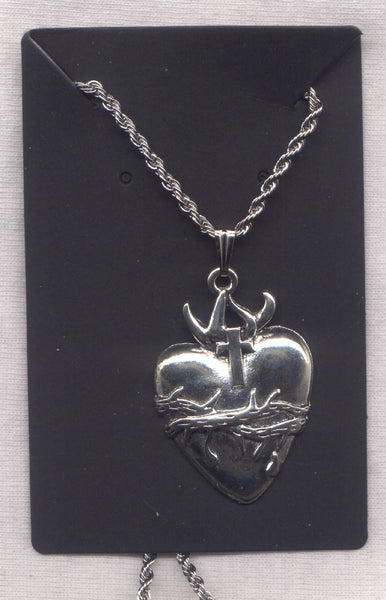 Sacred Heart of Jesus pendant necklace NCK07