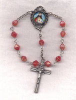 Sacred Heart of Jesus One Decade Pocket Rosary PKT10