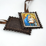 Color Image Small Size Brown Scapular each