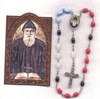 St Charbel Mahklouf Wonder Worker Novena Beads  CH22