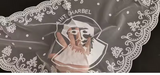 St Charbel Makhlouf Chapel Veil Snow White on White  VE28