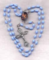 Carlo Acutis blue acrylic ultralink rosary V60