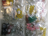 Bulk Buy Random Assorted Metal Link Rosaries 4 per package