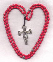 Jesus Beads Chotki Russian Greek Byzantine Prayer Beads Red E