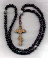 Jesus Beads Chotki Russian Greek Byzantine Prayer Beads Black G