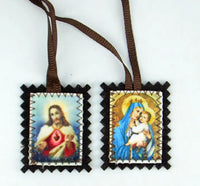 Color Image Small Size Brown Scapular each